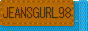a button of a pants sleeve with a tag that says 'JEANSGURL98
